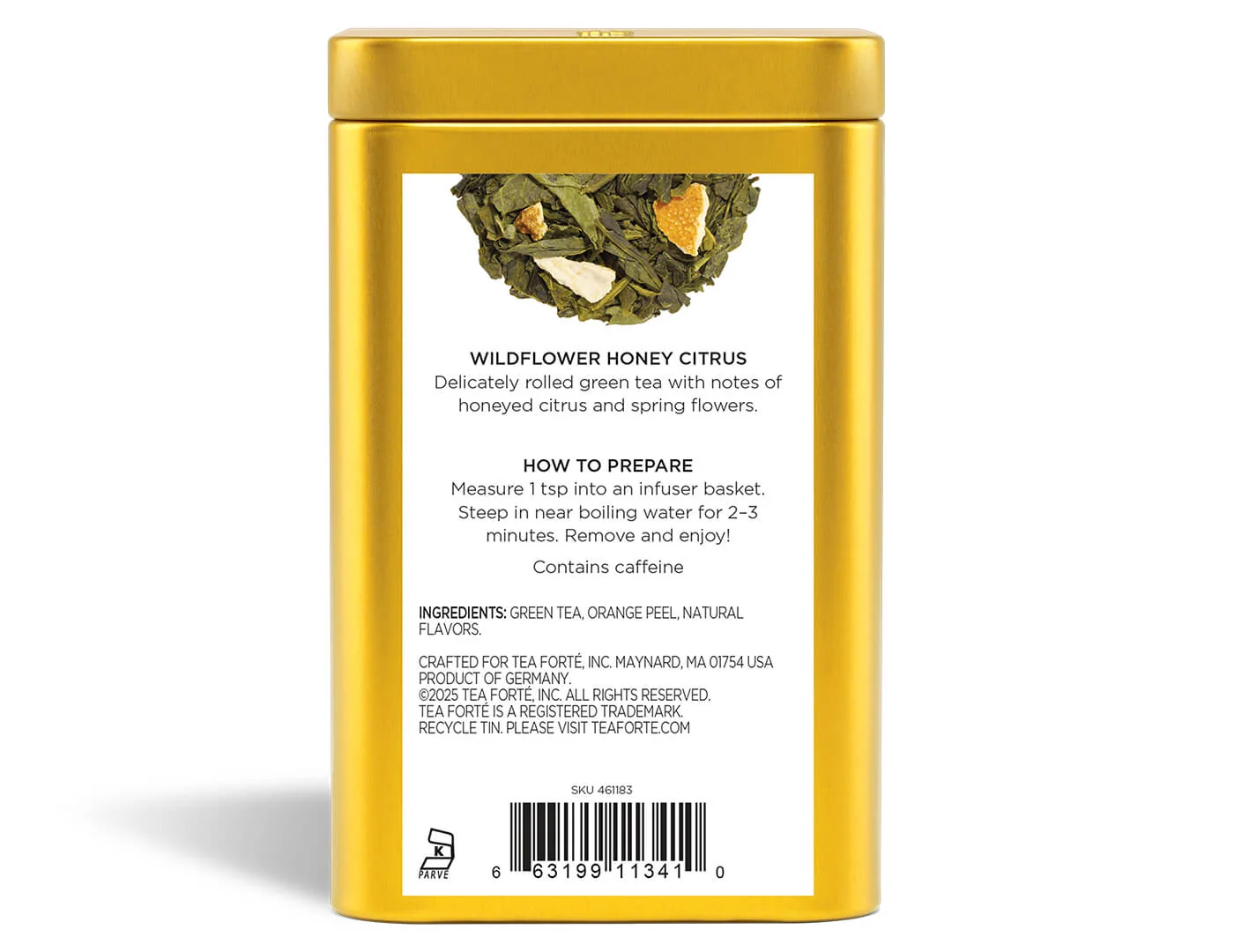 Wildflower Honey Citrus Loose Leaf Tea Canister - Image 5