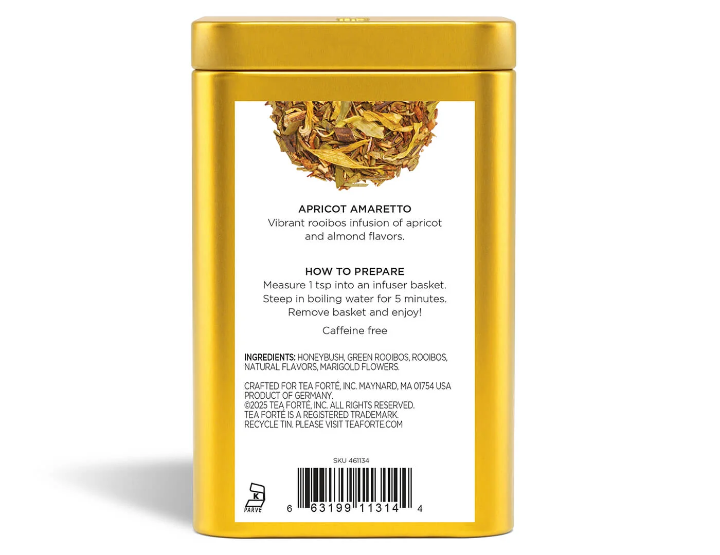 Apricot Amaretto Loose Leaf Tea Canister - Image 5