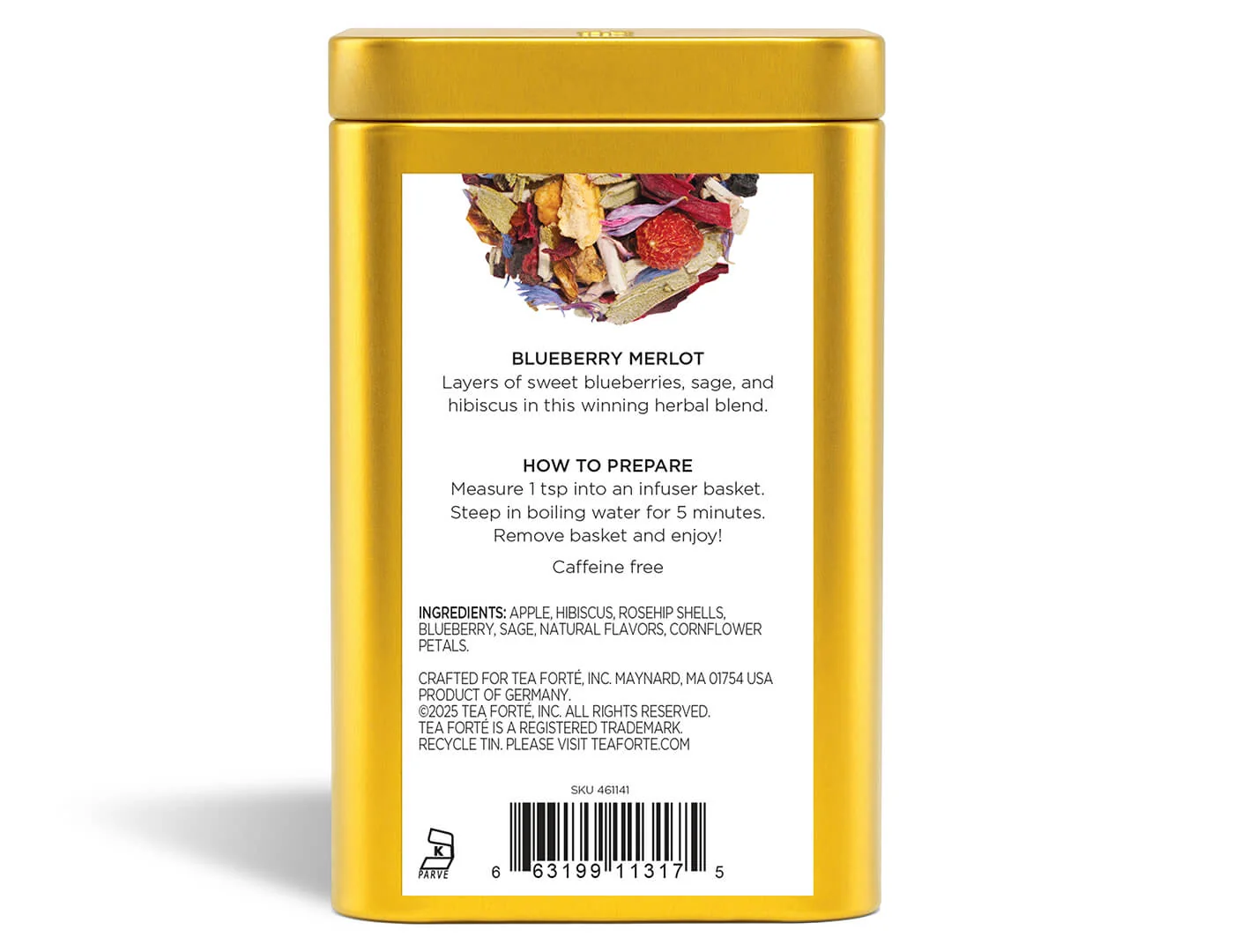 Blueberry Merlot Loose Leaf Tea Canister - Image 5