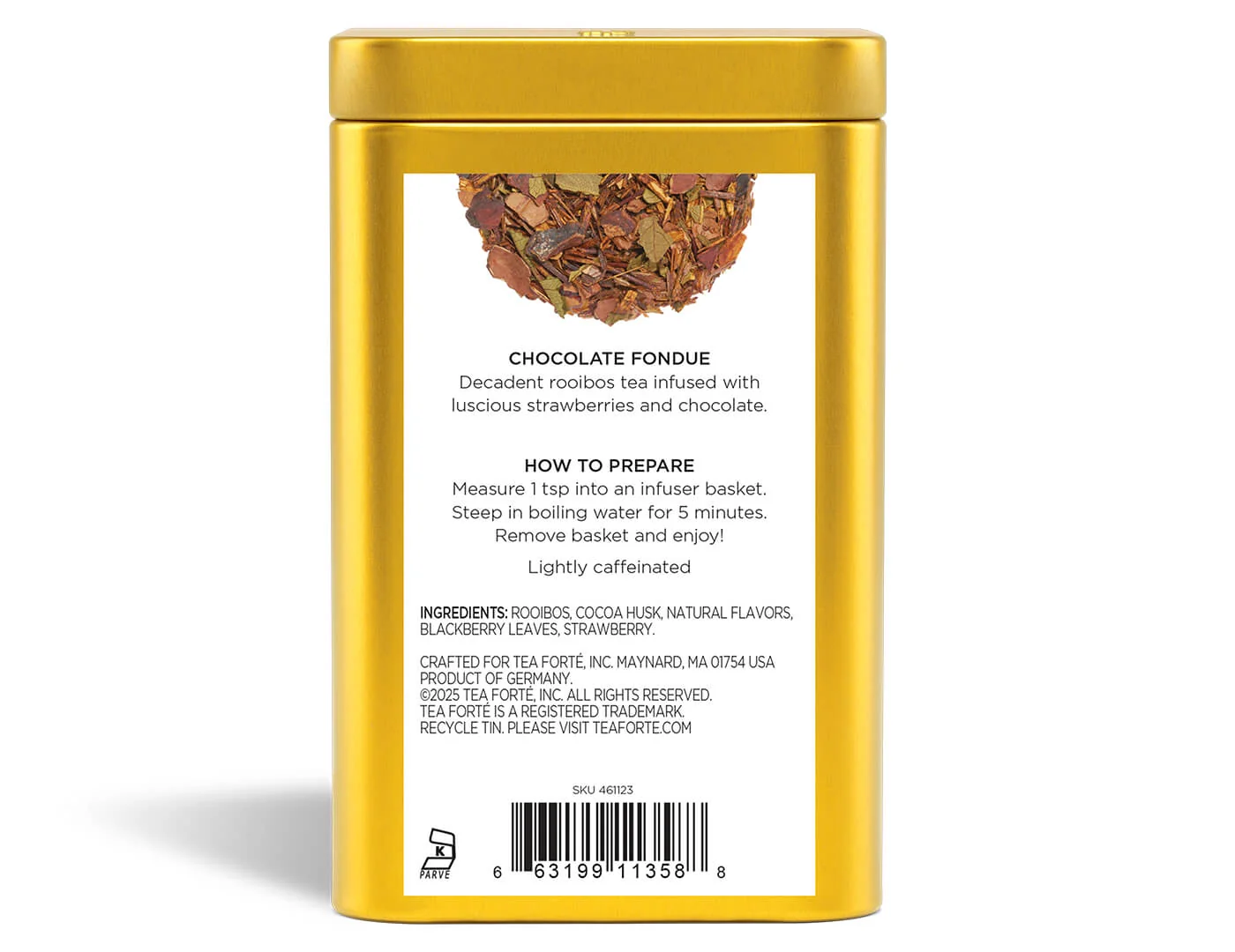 Chocolate Fondue Loose Leaf Tea Canister - Image 5
