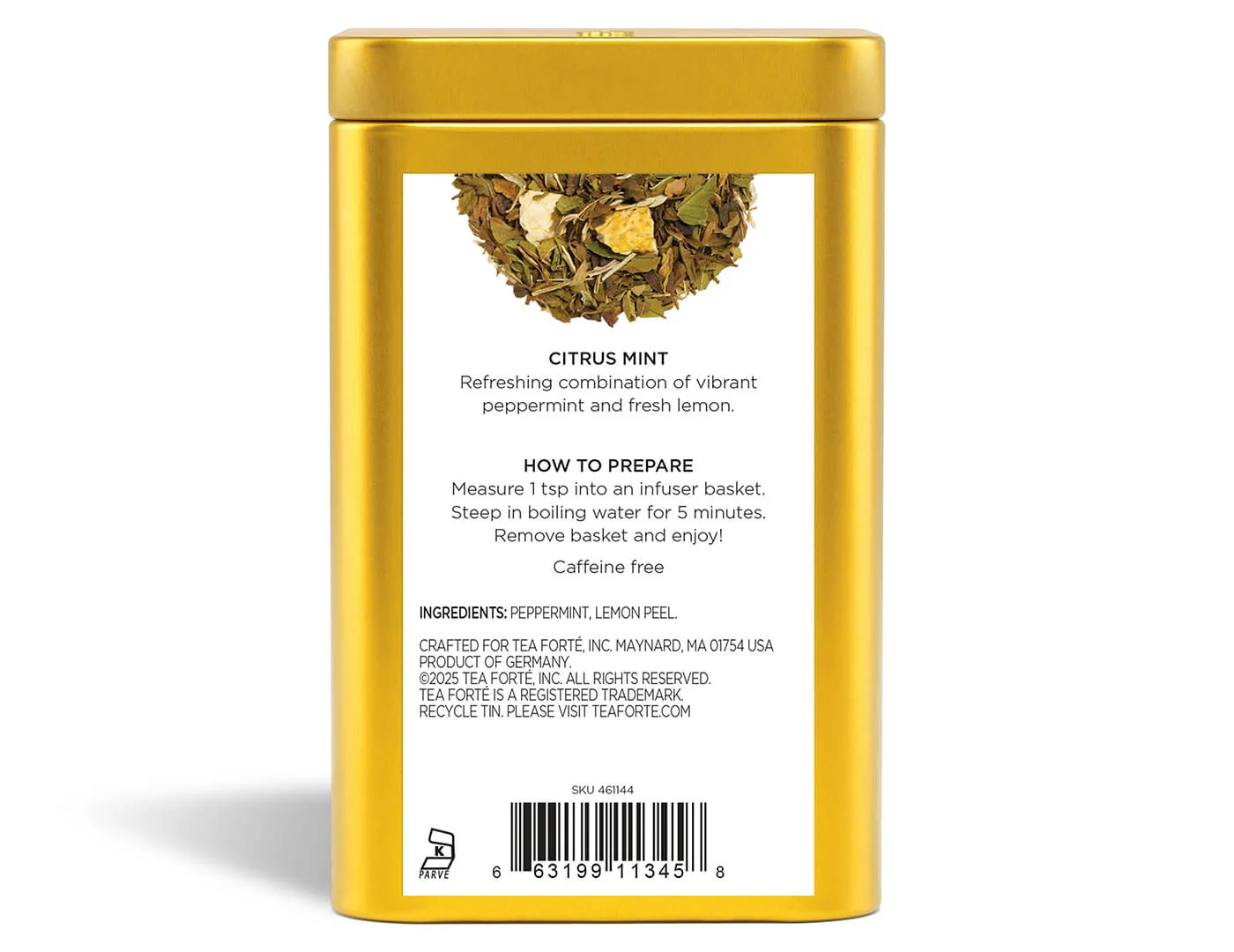Citrus Mint Loose Leaf Tea Canister - Image 5