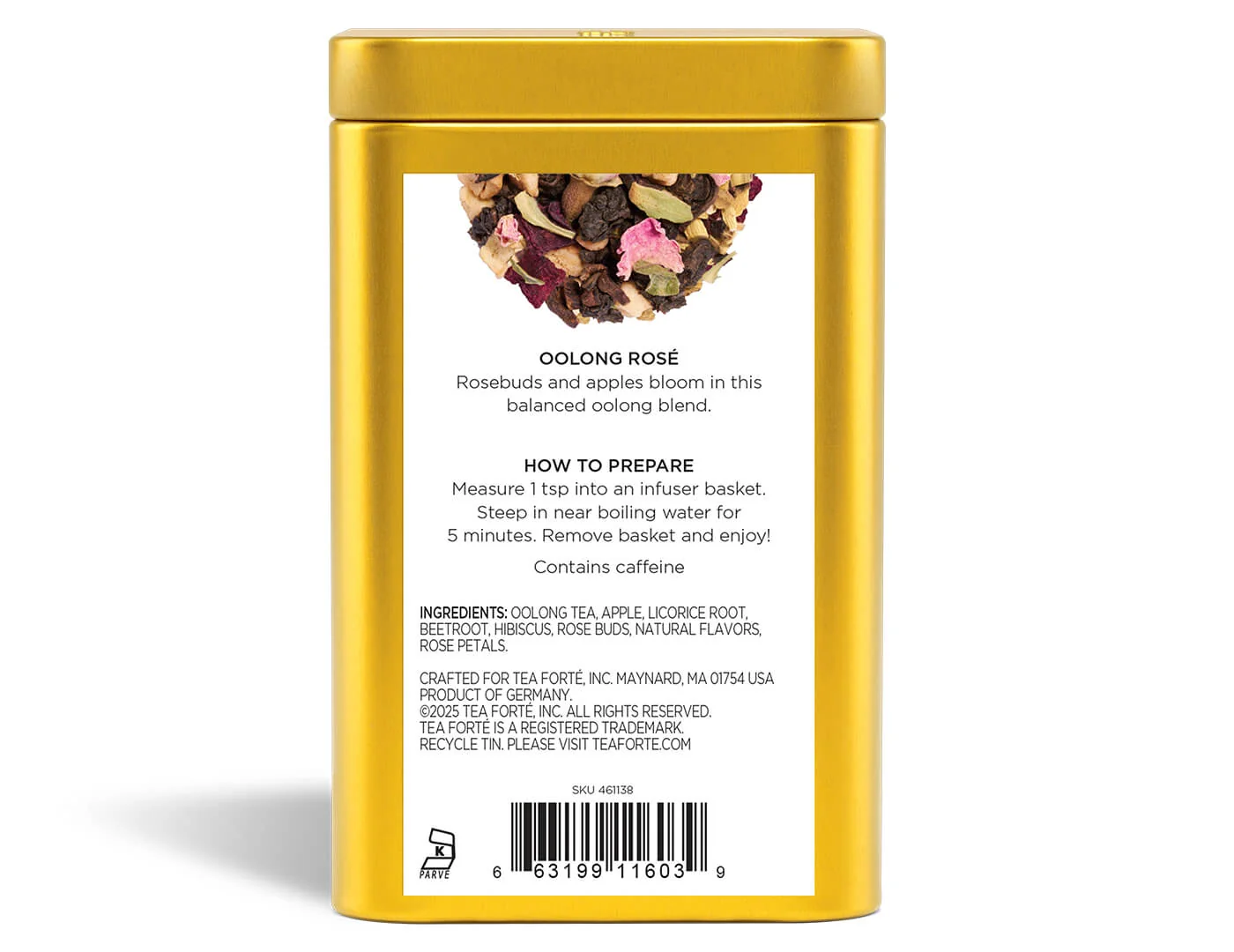 Oolong Rosé Loose Leaf Tea Canister - Image 5