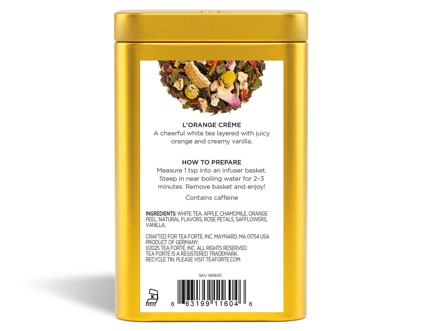 L'Orange Crême Loose Leaf Tea Canister - Image 5