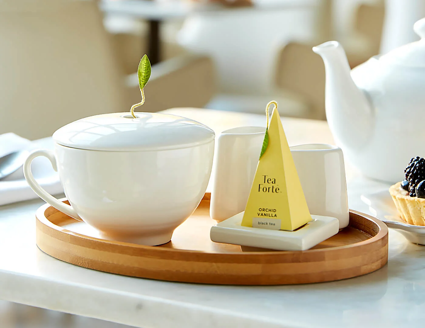 Café Cup Orchid White - Image 5