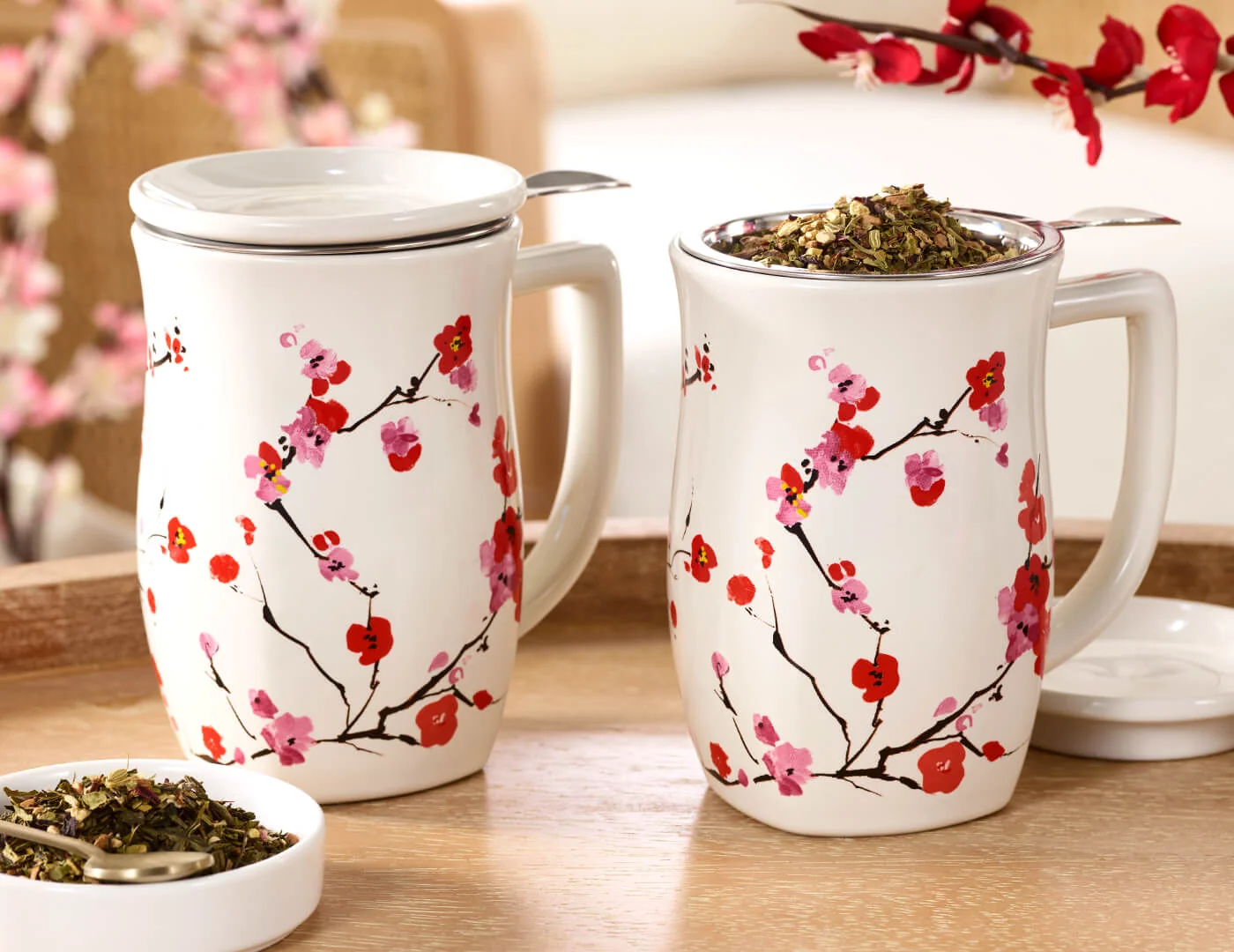 Fiore Steeping Cup with Infuser Sakura - Image 6