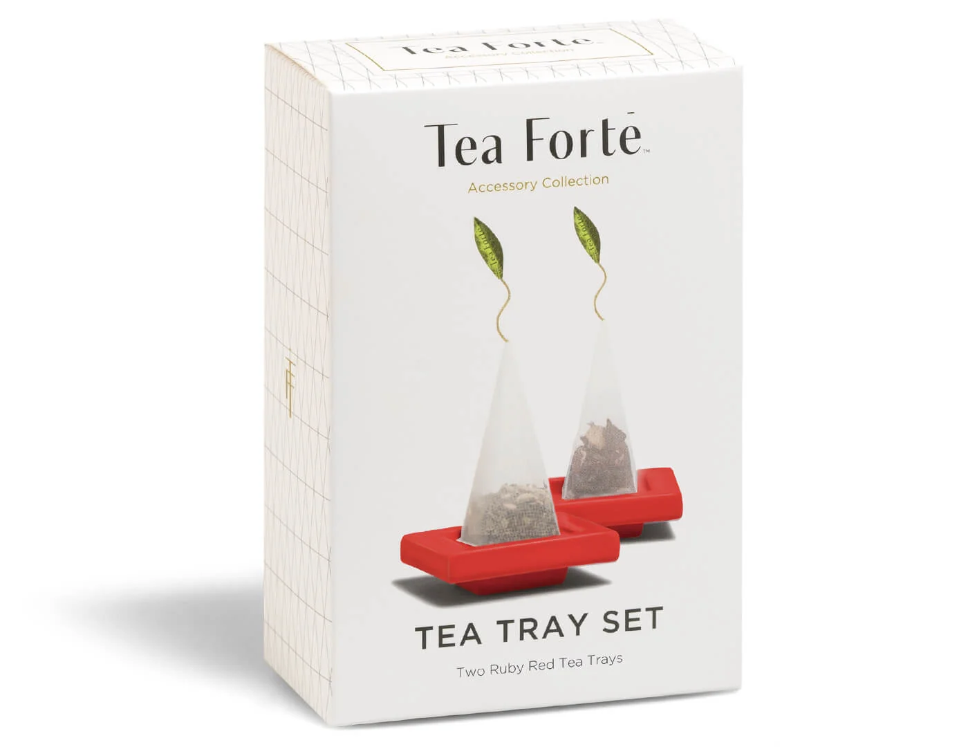 Tea Trays Ruby Red - Set of Two - Image 5