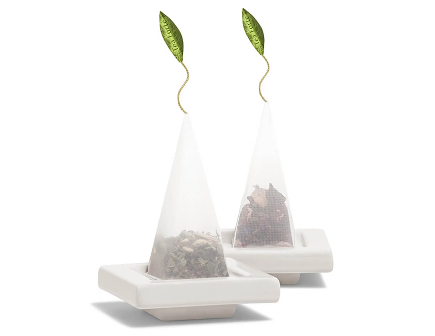 Tea Trays Orchid White - Set of Two - Image 3