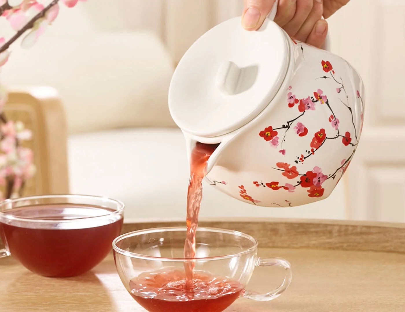 Fiore Teapot with Infuser Sakura - Image 5