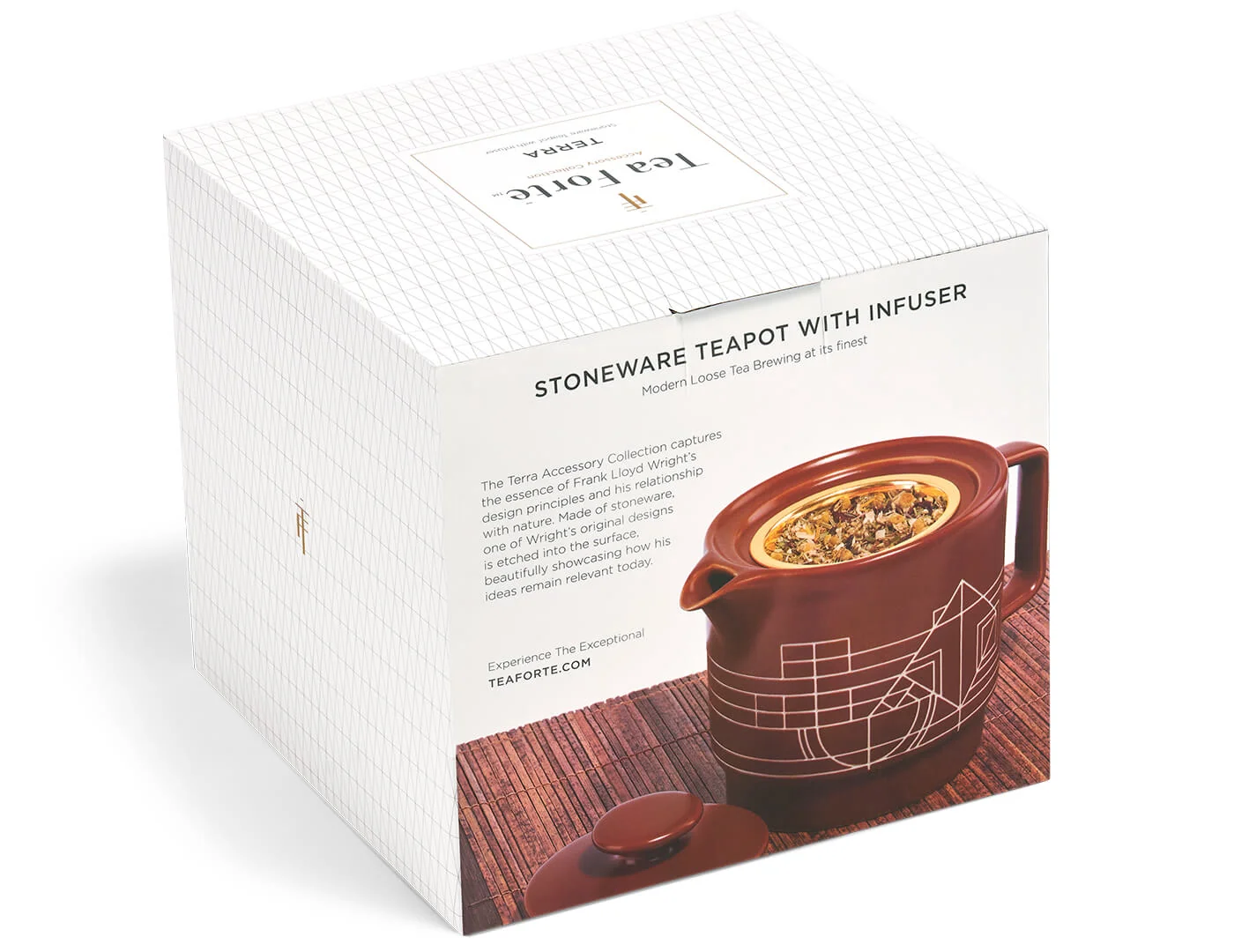 Frank Lloyd Wright Terra Teapot with Infuser - Image 6