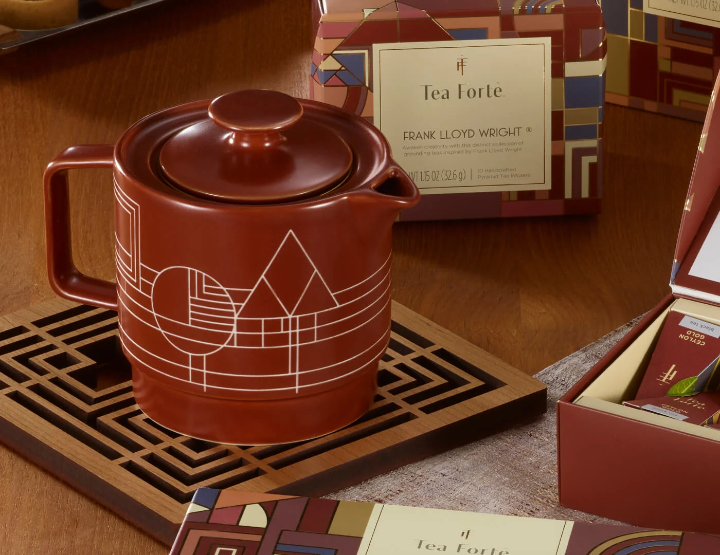 Frank Lloyd Wright Terra Teapot with Infuser - Image 8
