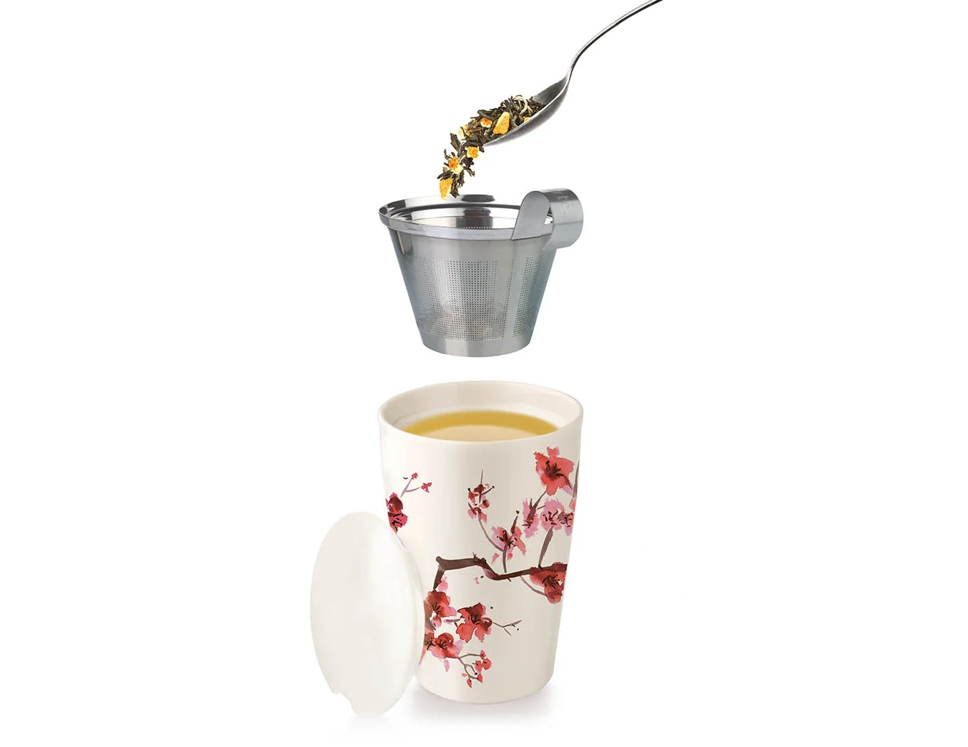 KATI® Steeping Cup & Infuser Cherry Blossom - Image 4