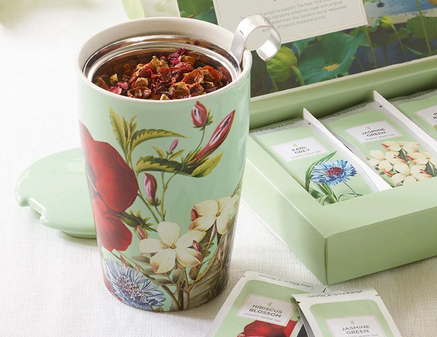 Green Loose Tea & Sugar Set - Image 3